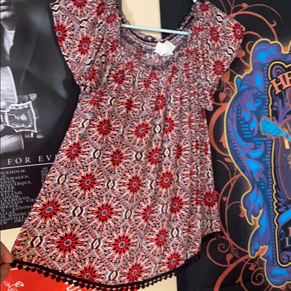 Belle Du Jour Peasant Top